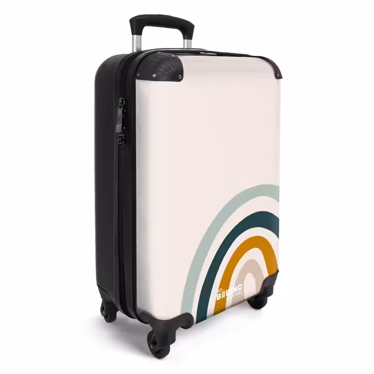 Suitcase - Raw rainbow aqua — 4
