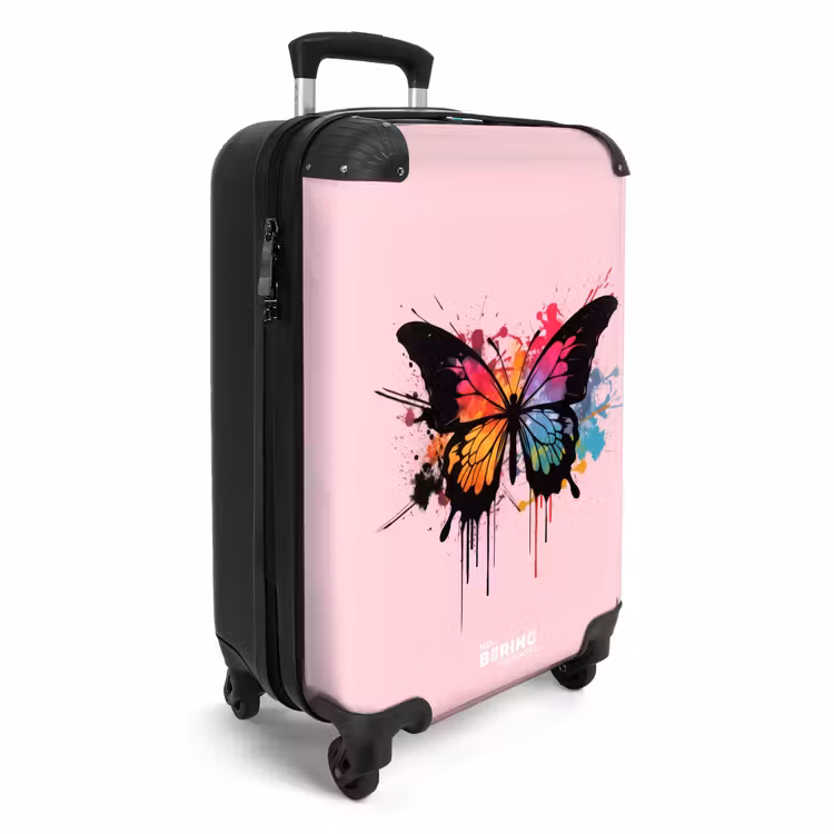 Suitcase - Butterfly Paint — 4