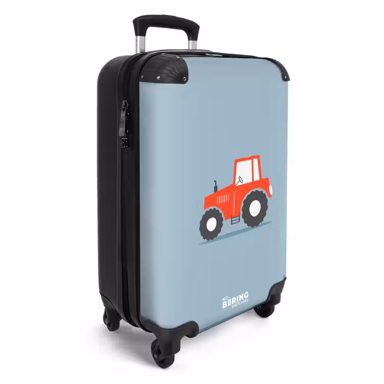 Suitcase - Red trigger blue background — 4