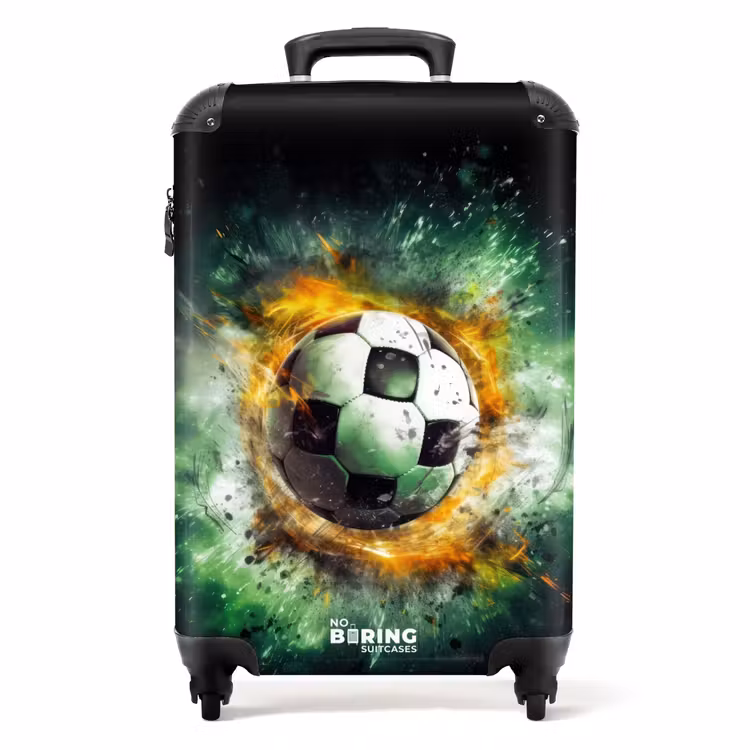 Suitcase - Soccer on fire — 1