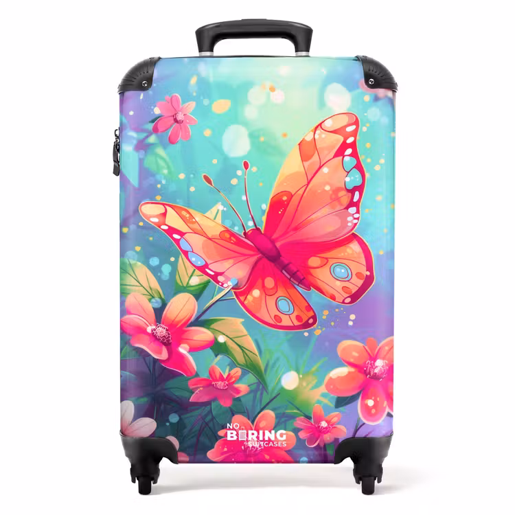 Suitcase - Stunning butterfly — 1
