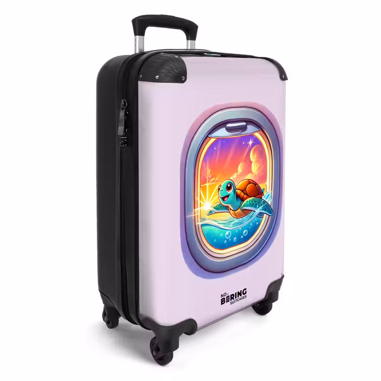 Suitcase - Sunset turtle — 4