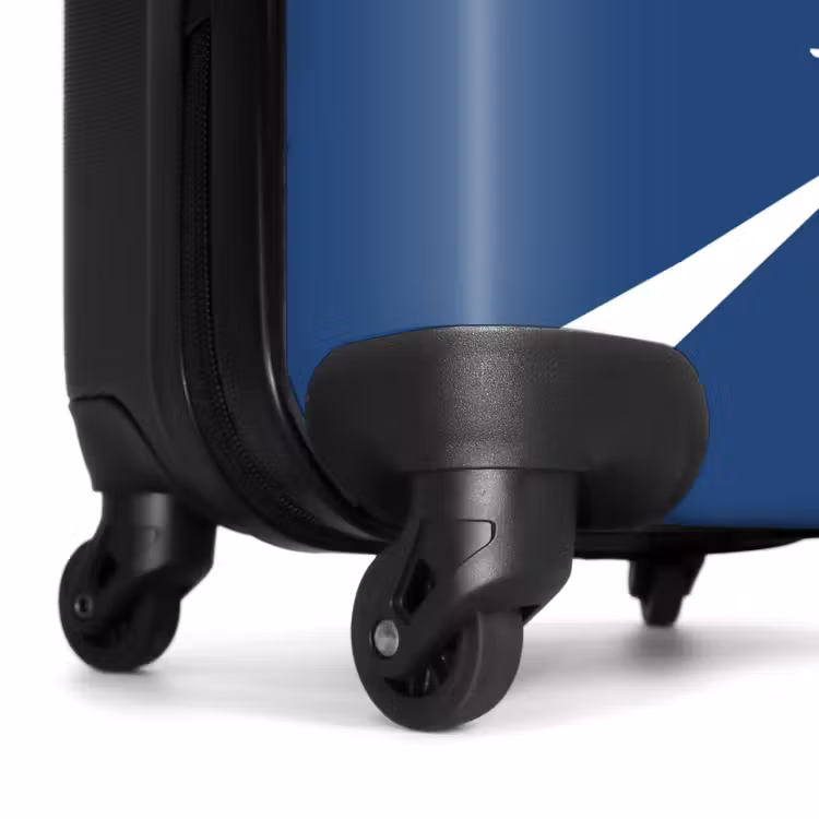 Suitcase - Blue background with airplane and text Flight Mode — 6