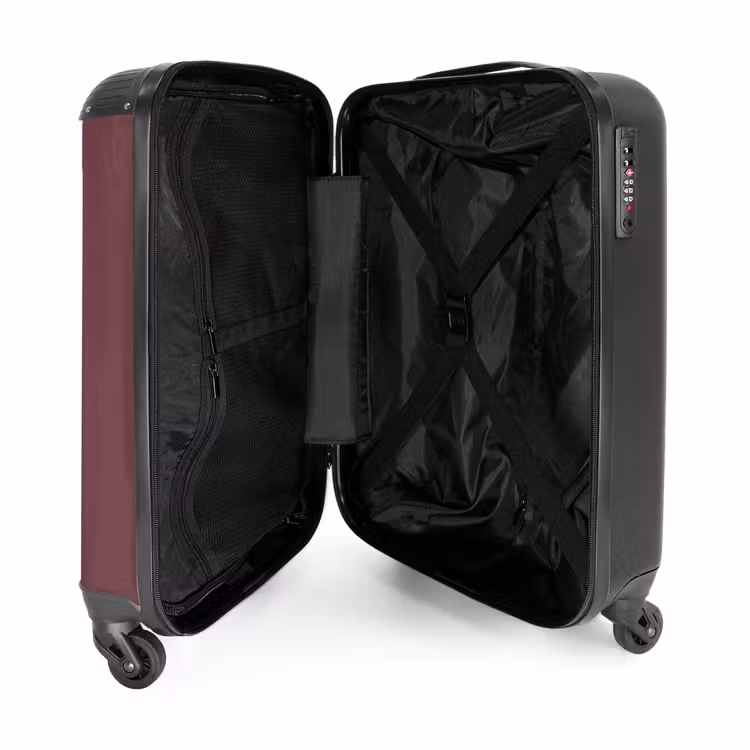 Suitcase - Deep reddish-brown hue — 3