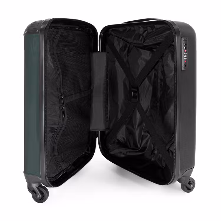 Suitcase - Deep dark green hue — 3