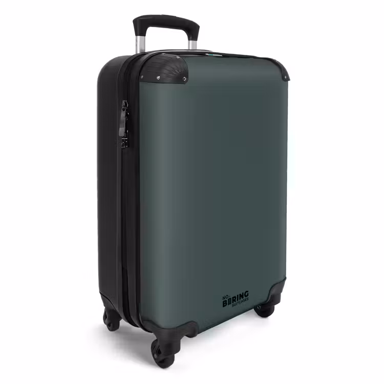 Suitcase - Deep dark green hue — 4