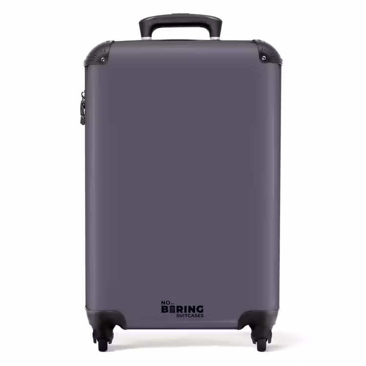 Suitcase - Deep slate gray shade — 1