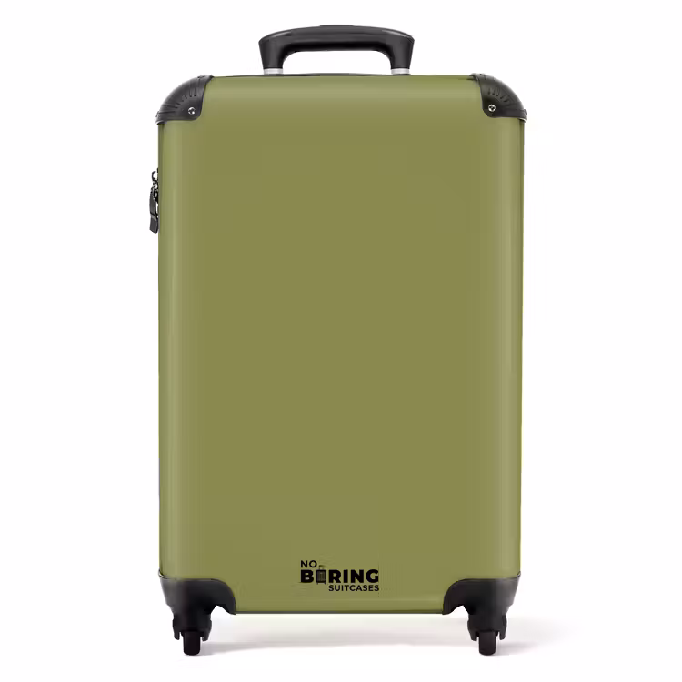 Suitcase - Moss green shade — 1