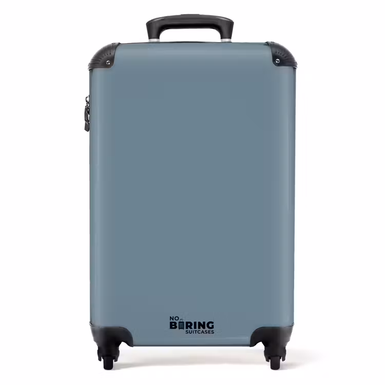 Suitcase - Muted blue-gray hue — 1