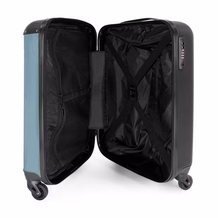 Suitcase - Soft sea blue shade — 3