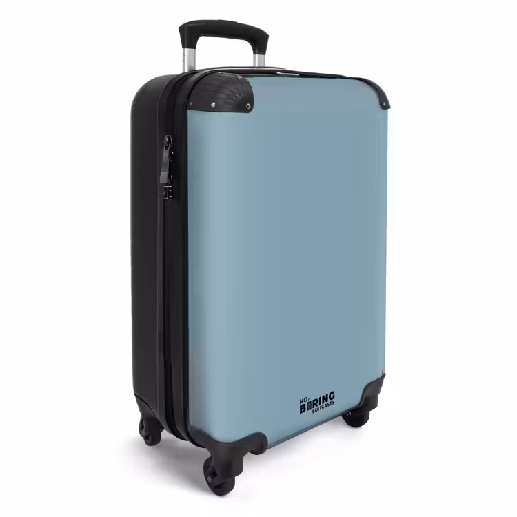 Suitcase - Soft sea blue shade — 4