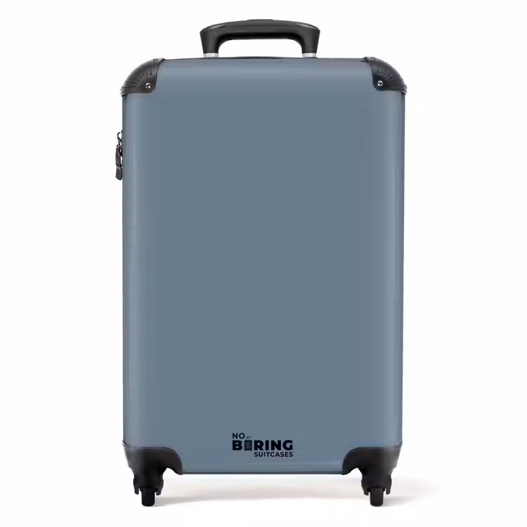 Suitcase - Cool slate blue shade — 1