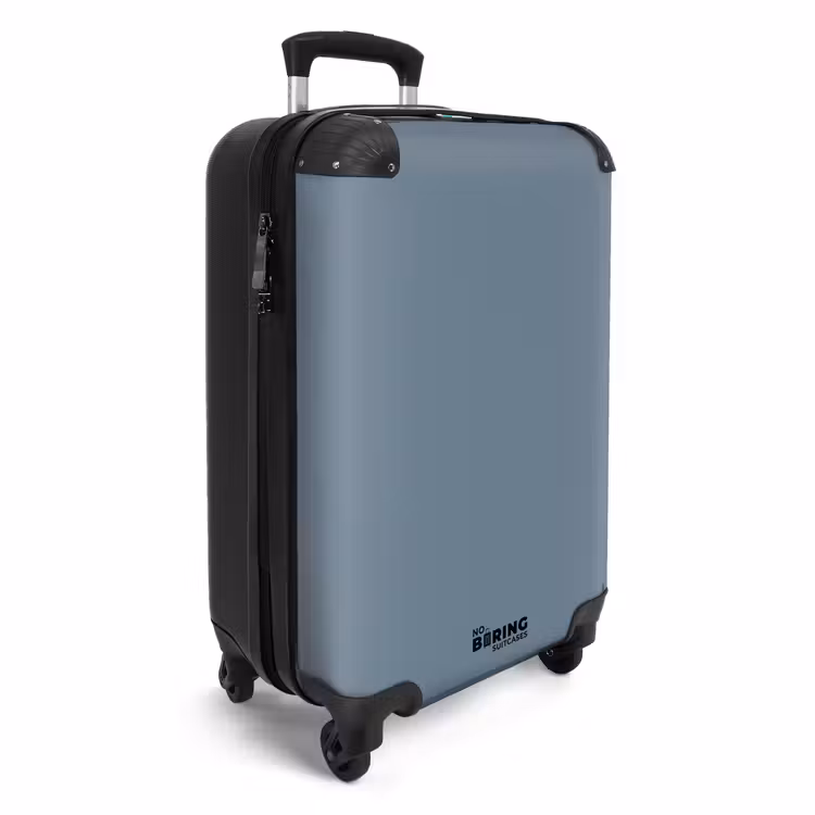 Suitcase - Cool slate blue shade — 4