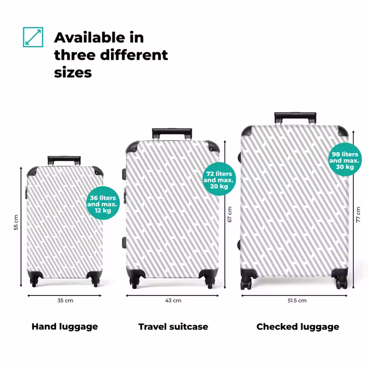 Suitcase - Graphic - Pattern - Modern — 3