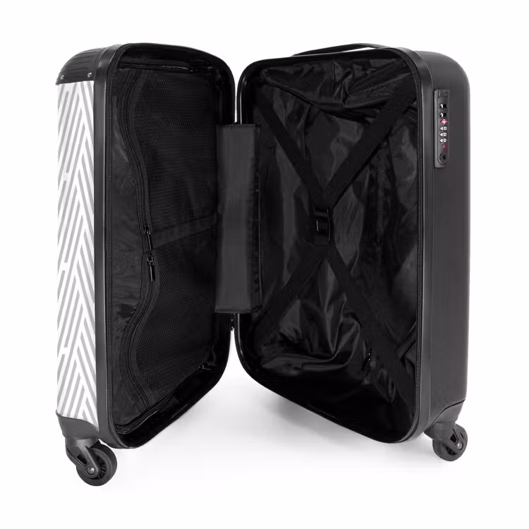 Suitcase - Graphic - Pattern - Modern - Stripes — 5