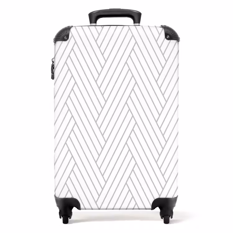 Suitcase - Graphic - Pattern - Modern - Woven — 1