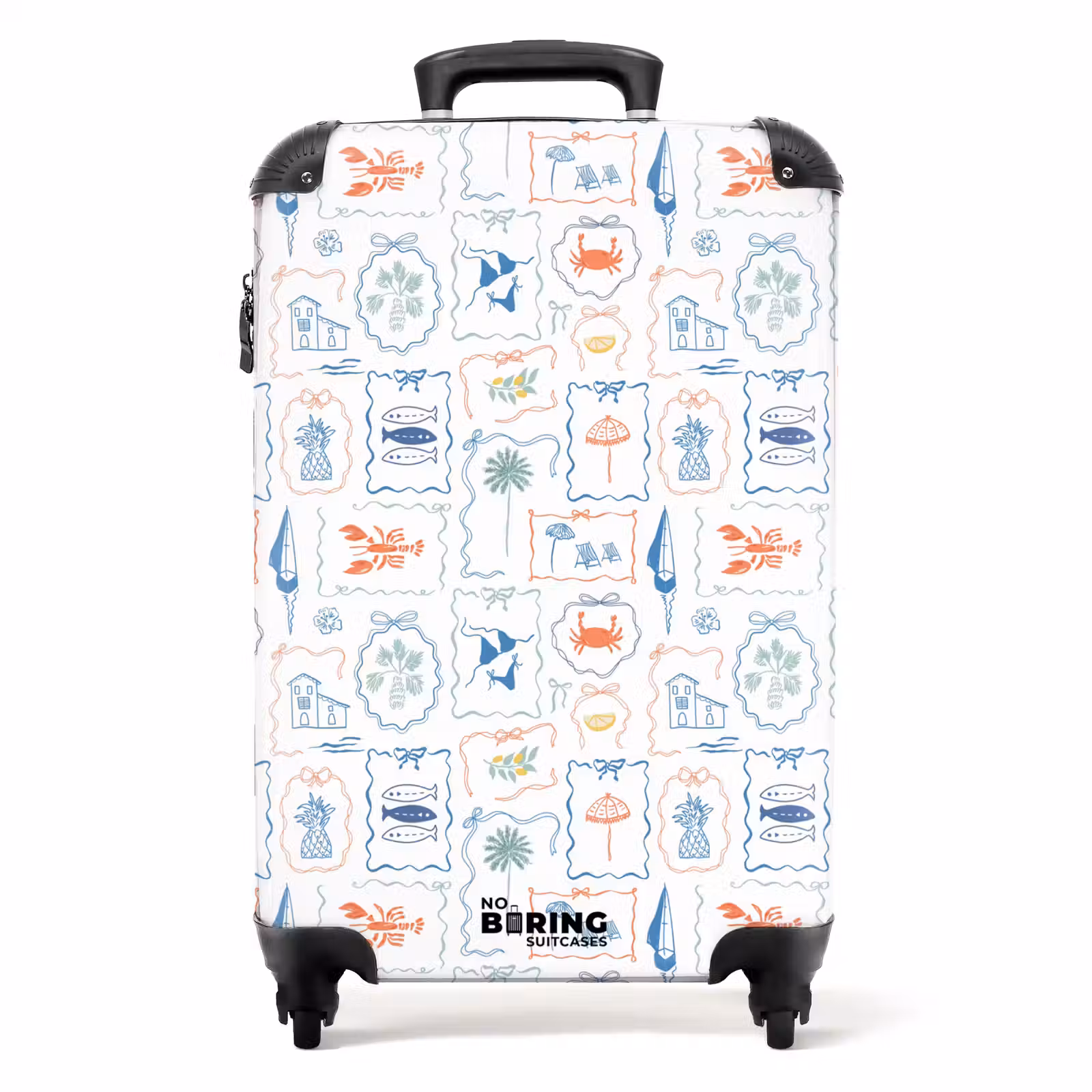 Suitcase - Bikini beach print colorful — 1