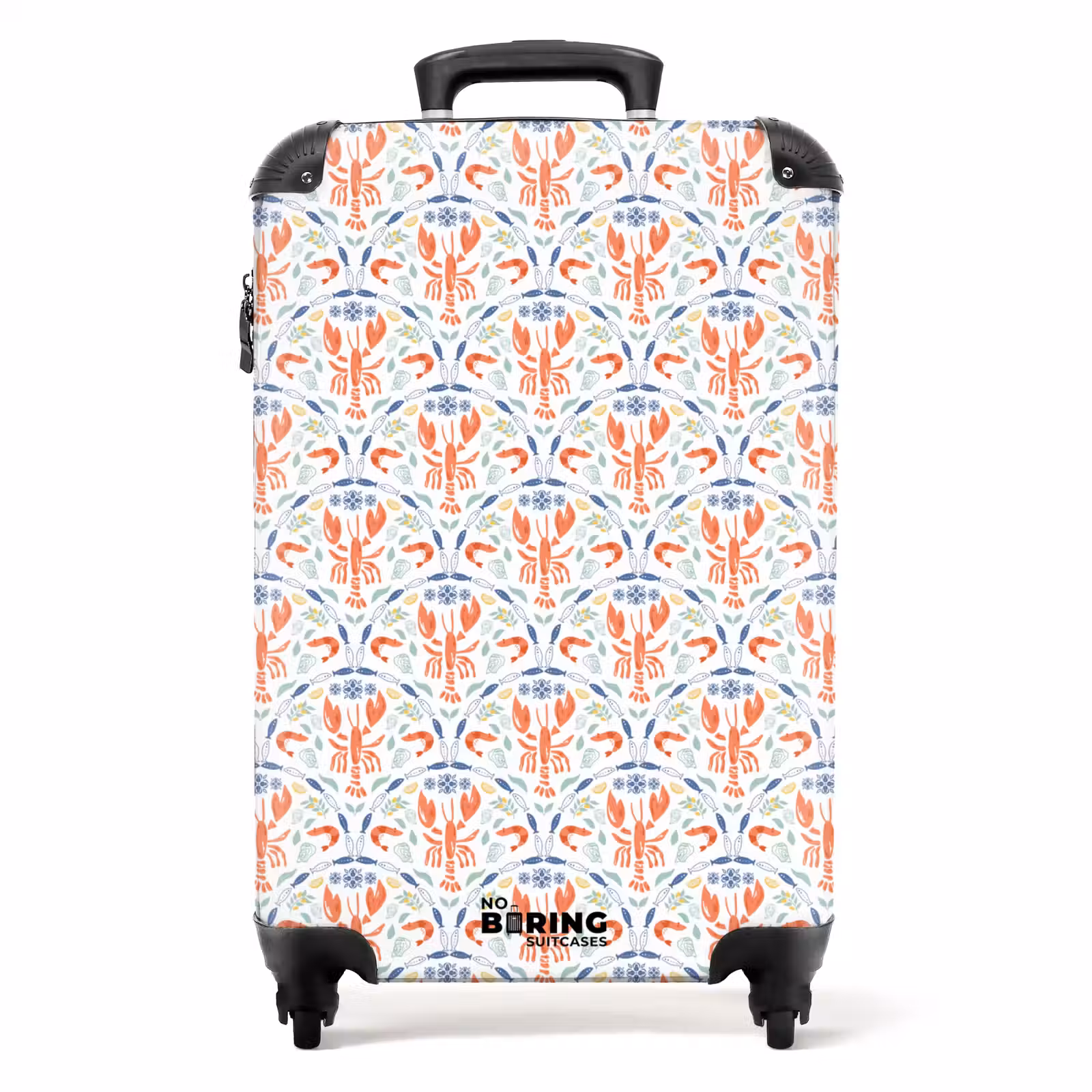 Suitcase - Crustacean pattern colorful — 1
