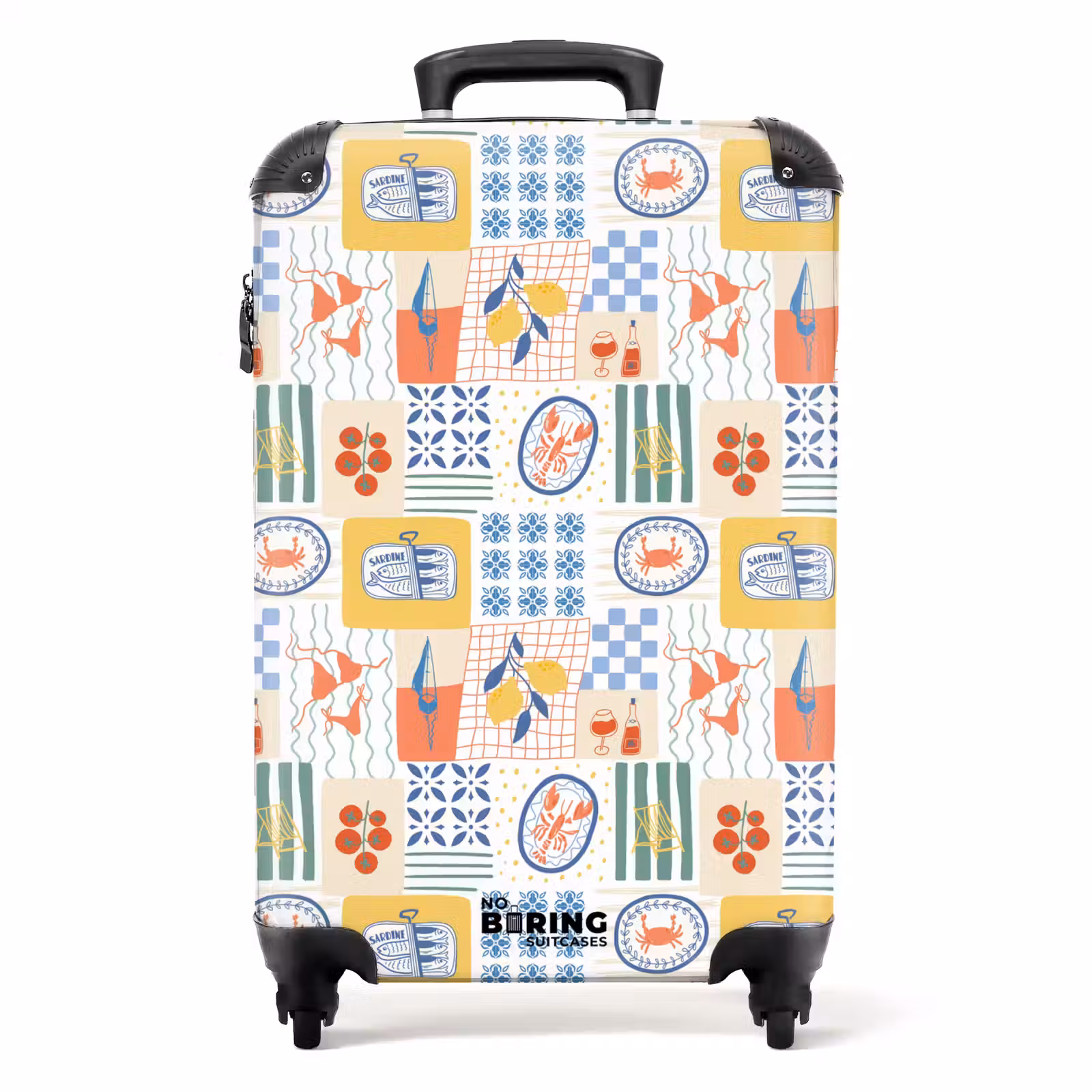 Suitcase - Italian summer print colorful — 1