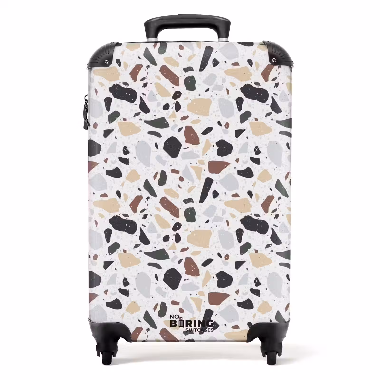 Suitcase - Terrazzo natural color pattern — 1