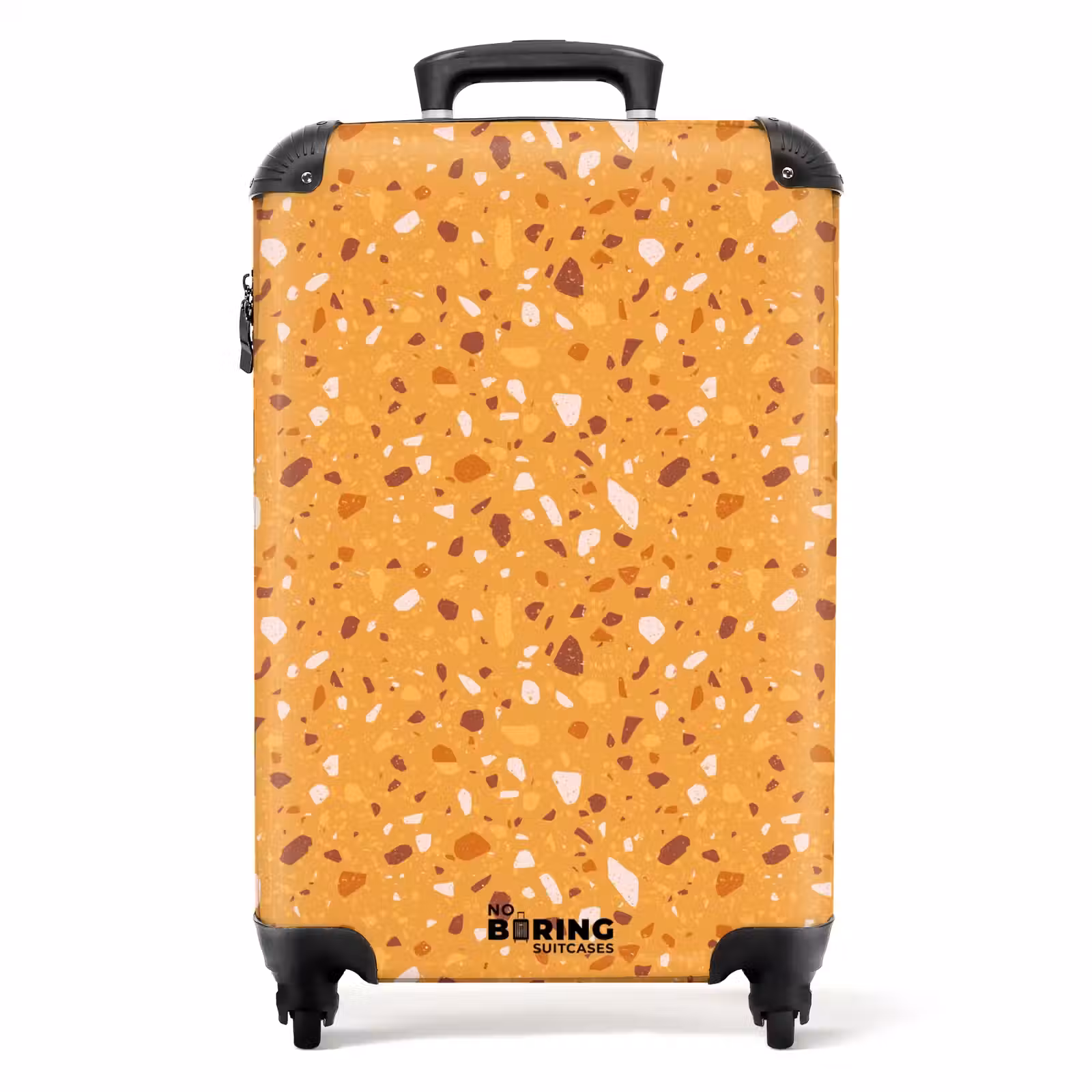 Suitcase - Terrazzo pattern multicolored yellow — 1