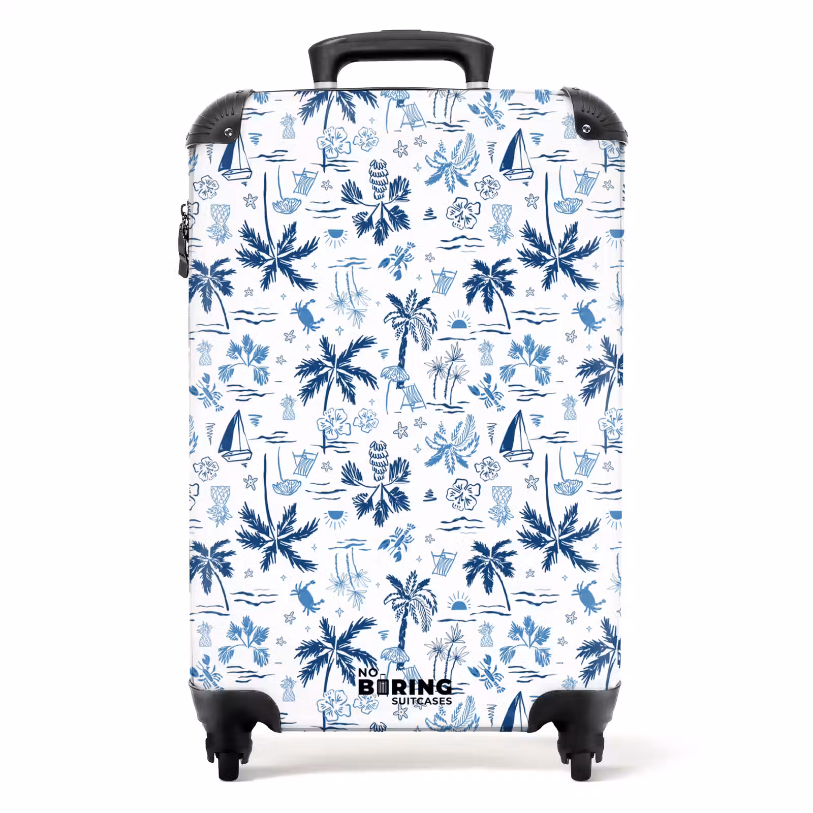 Suitcase - Vacation pattern blue — 1