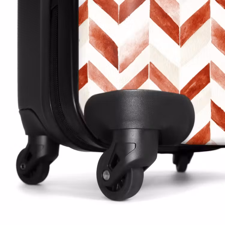 Suitcase - Arrows pattern red — 6