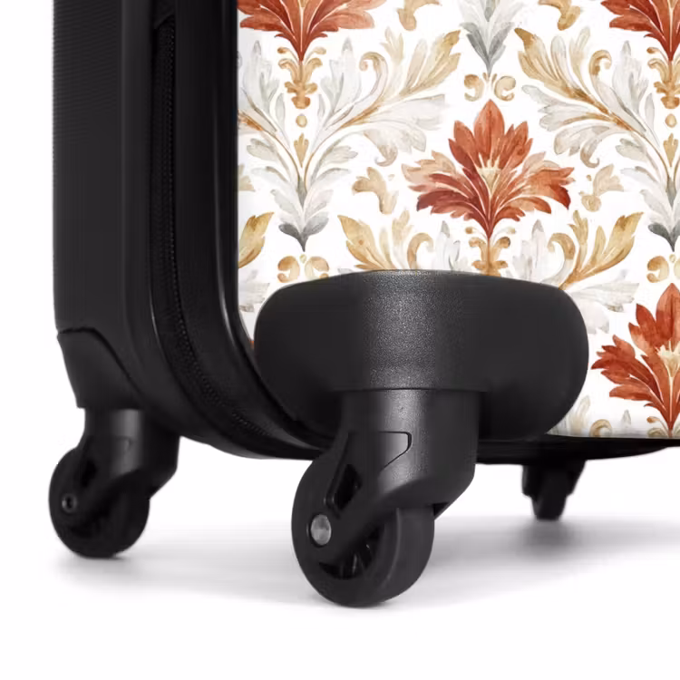 Suitcase - Baroque pattern red — 6