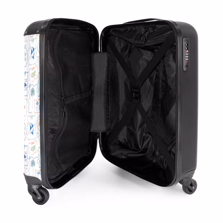 Suitcase - Bikini beach print colorful — 3