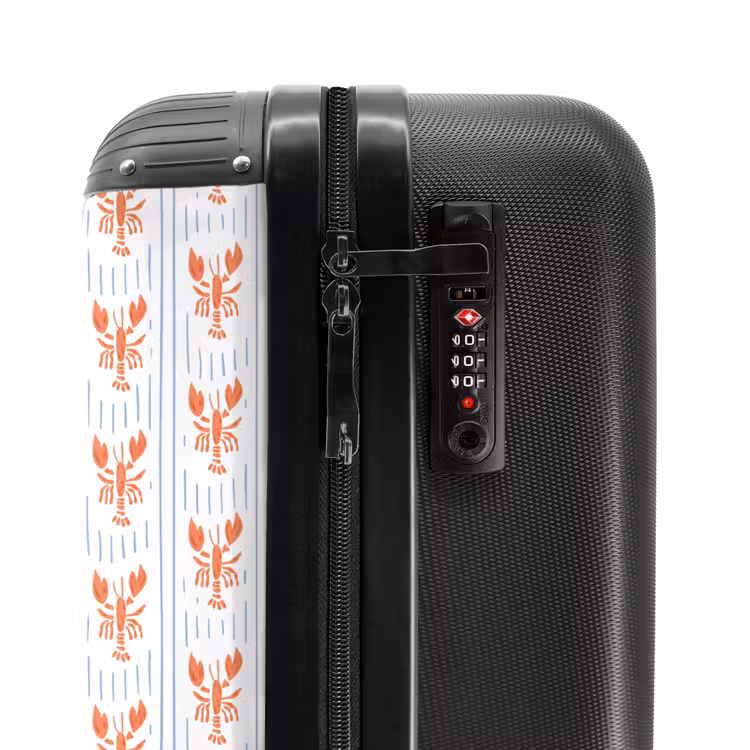 Suitcase - Cancer with stripes pattern blue — 5
