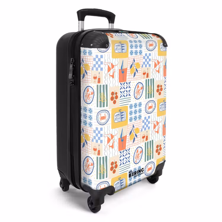 Suitcase - Italian summer print colorful — 4