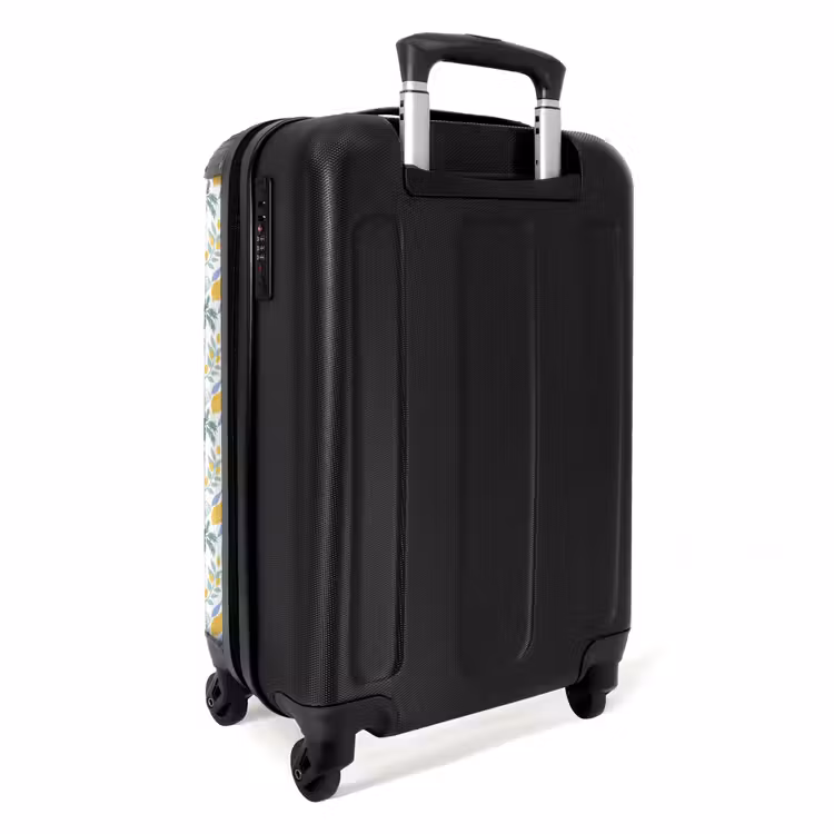 Suitcase - Lobster and lemon pattern colorful — 2