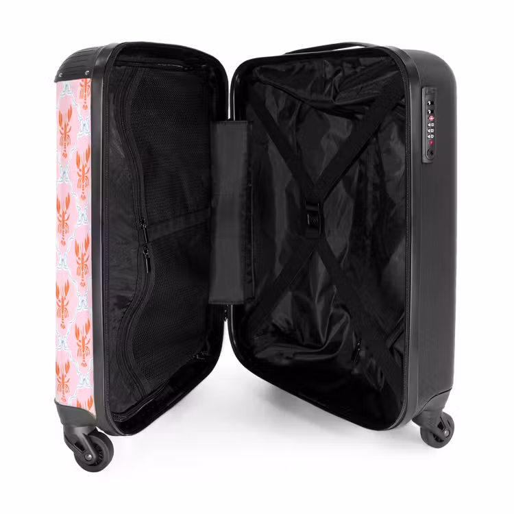 Suitcase - Lobster illustration pink — 3