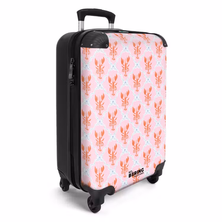 Suitcase - Lobster illustration pink — 4