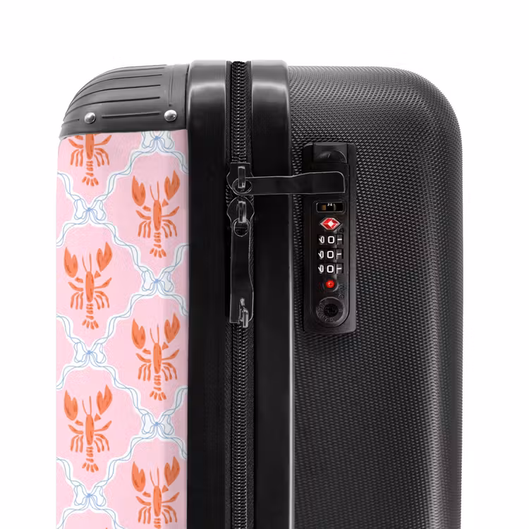 Suitcase - Lobster illustration pink — 5