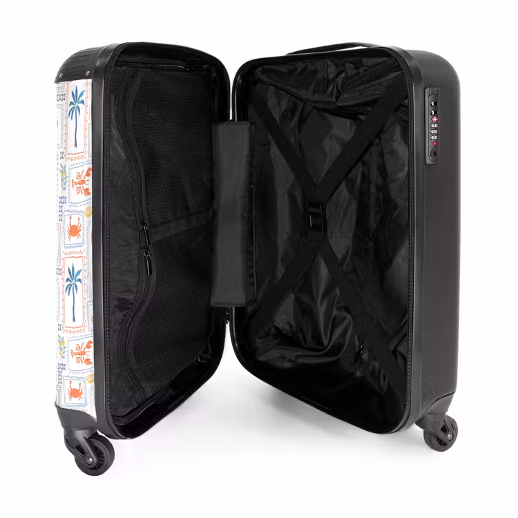 Suitcase - Lobster with summer pattern colorful — 3