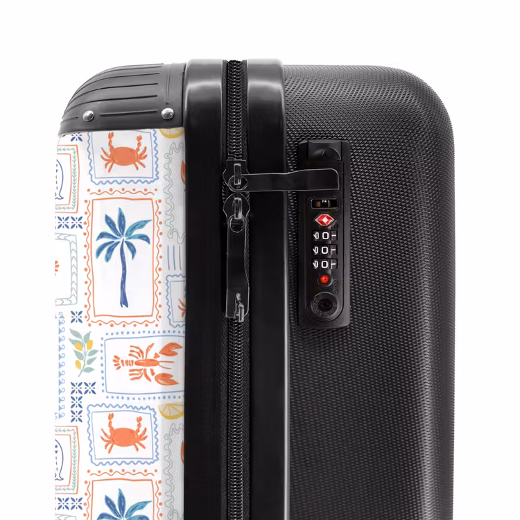 Suitcase - Lobster with summer pattern colorful — 5