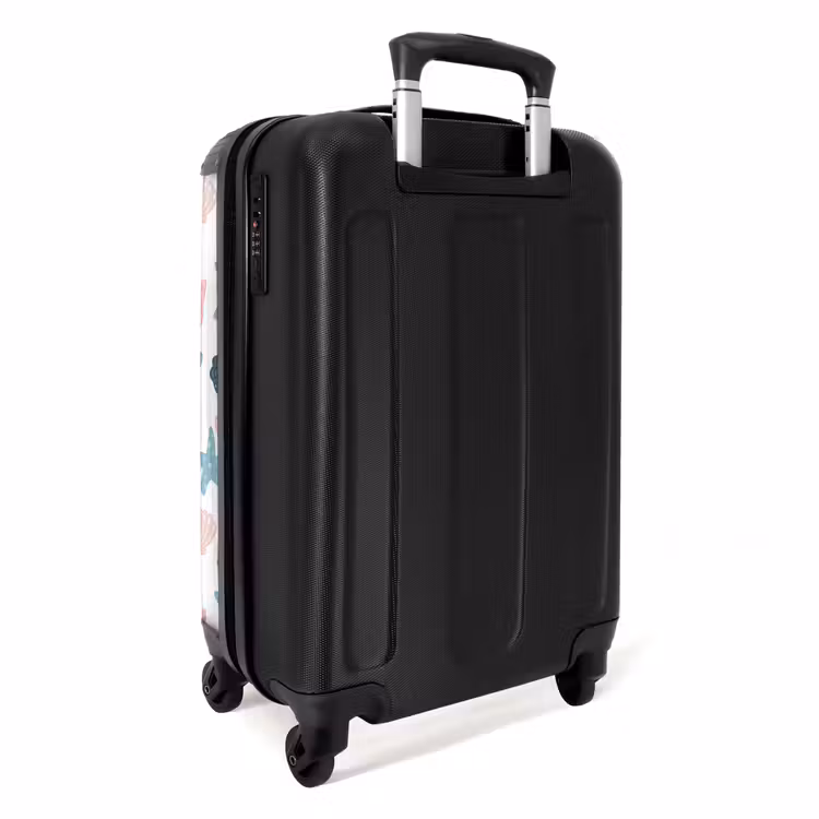 Suitcase - Shells pattern colorful — 4