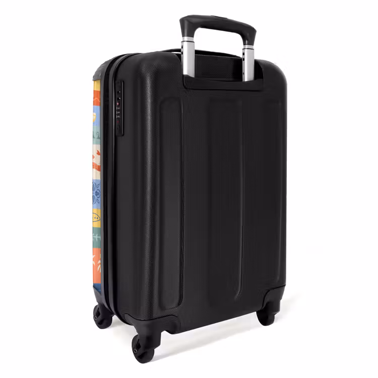 Suitcase - Striped illustrations colorful — 2
