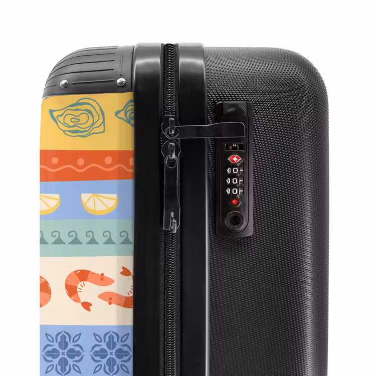Suitcase - Striped illustrations colorful — 5