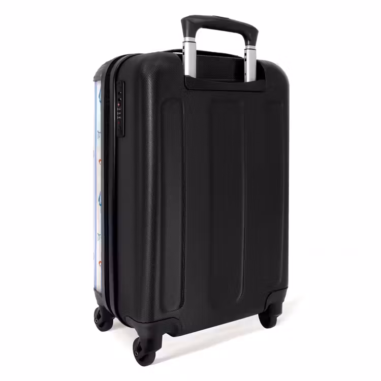 Suitcase - Striped vacation print colorful — 2