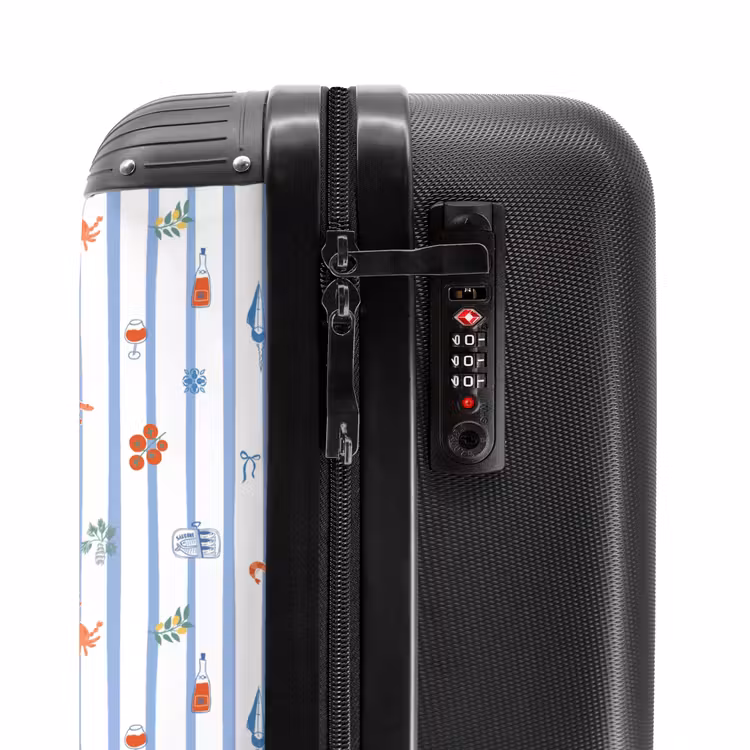 Suitcase - Striped vacation print colorful — 5