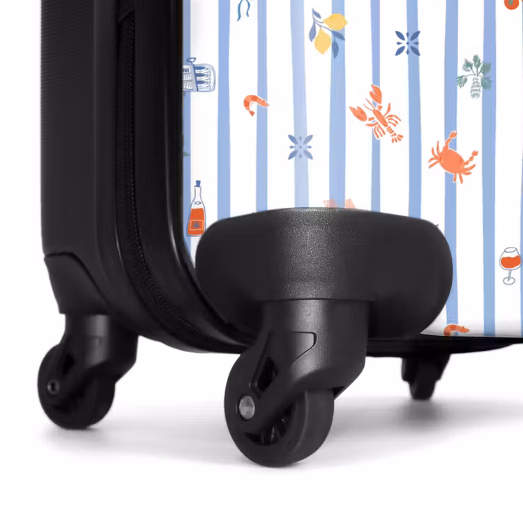 Suitcase - Striped vacation print colorful — 6