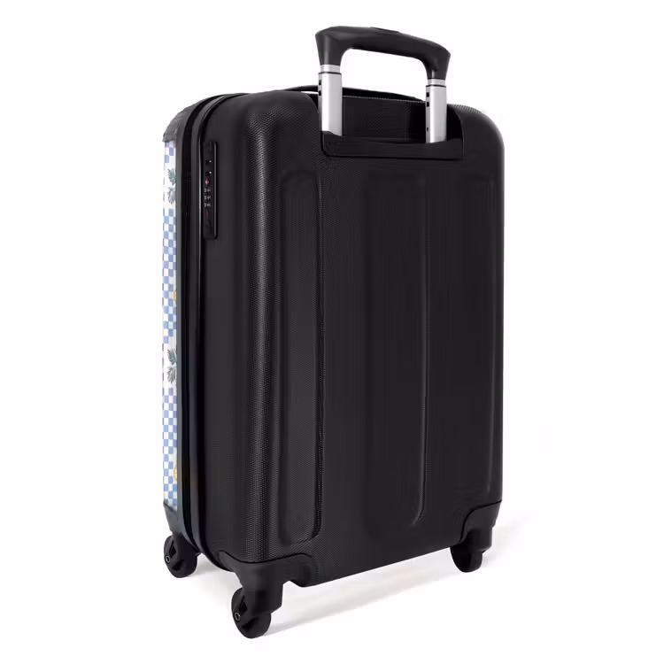 Suitcase - Summer beach print blue — 2
