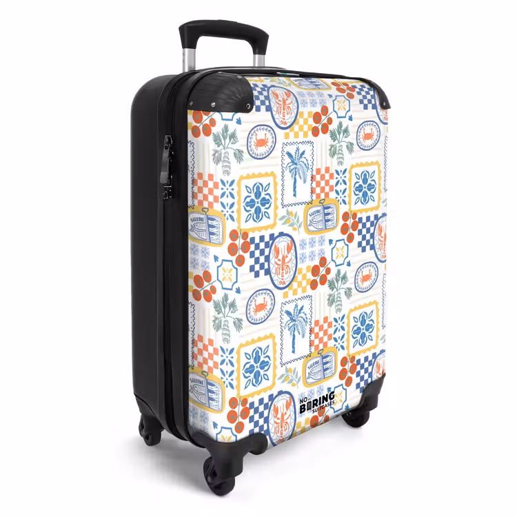 Suitcase - Summer beach print colorful — 4