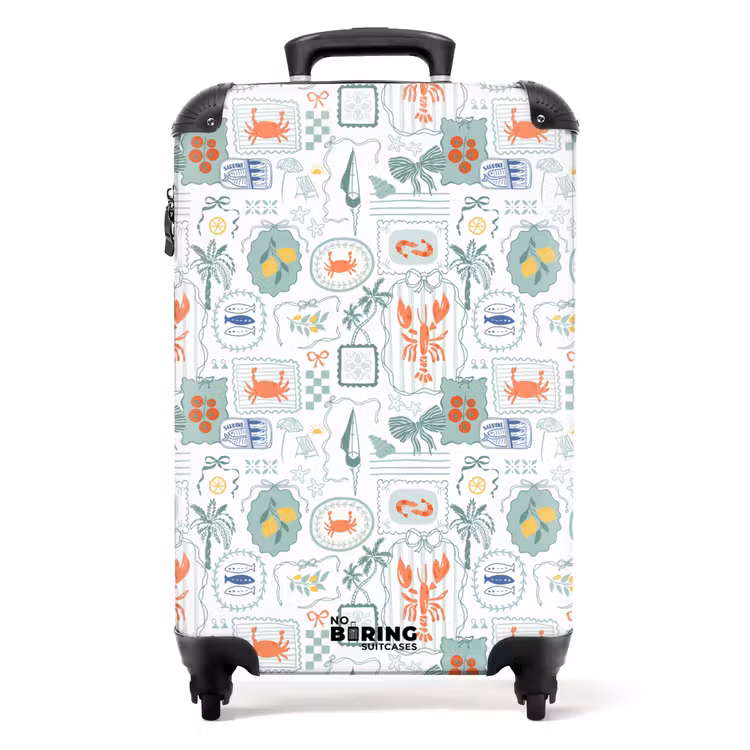 Suitcase - Summer illustrations green — 1
