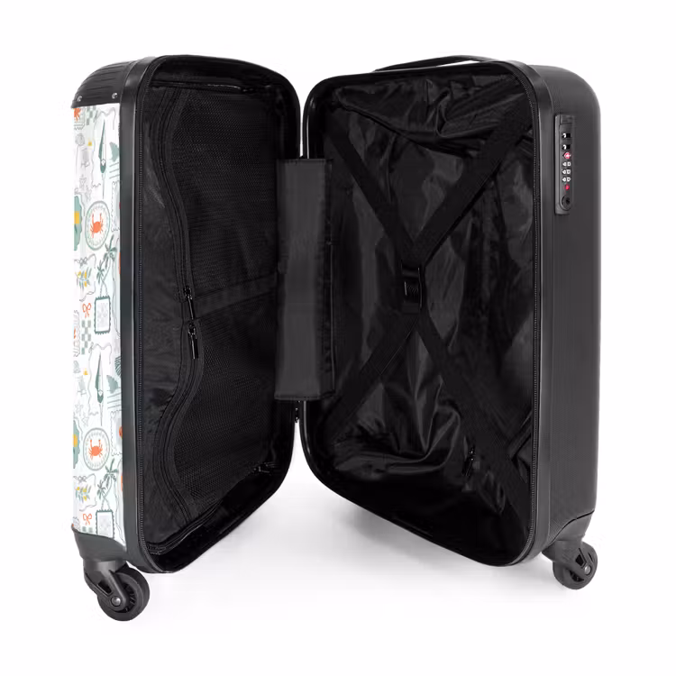 Suitcase - Summer illustrations green — 3