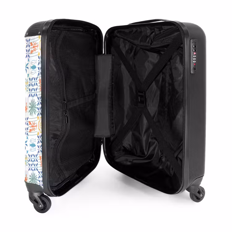 Suitcase - Summer tile pattern colorful — 3