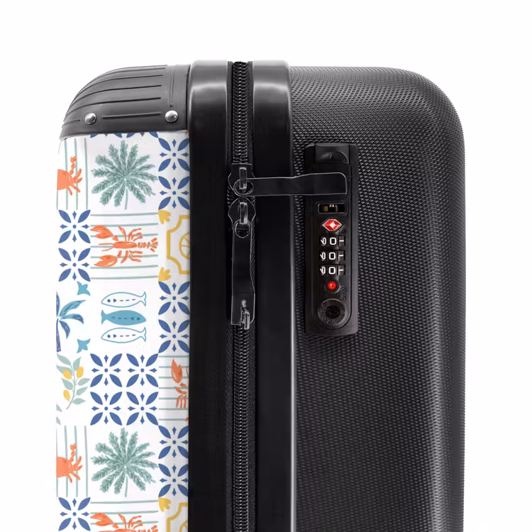 Suitcase - Summer tile pattern colorful — 5