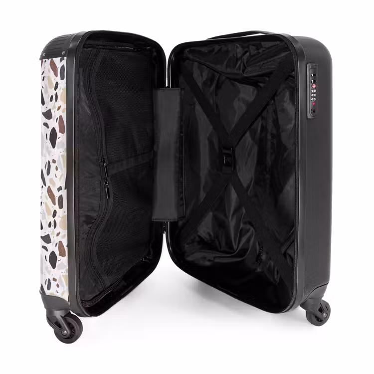 Suitcase - Terrazzo natural color pattern — 3